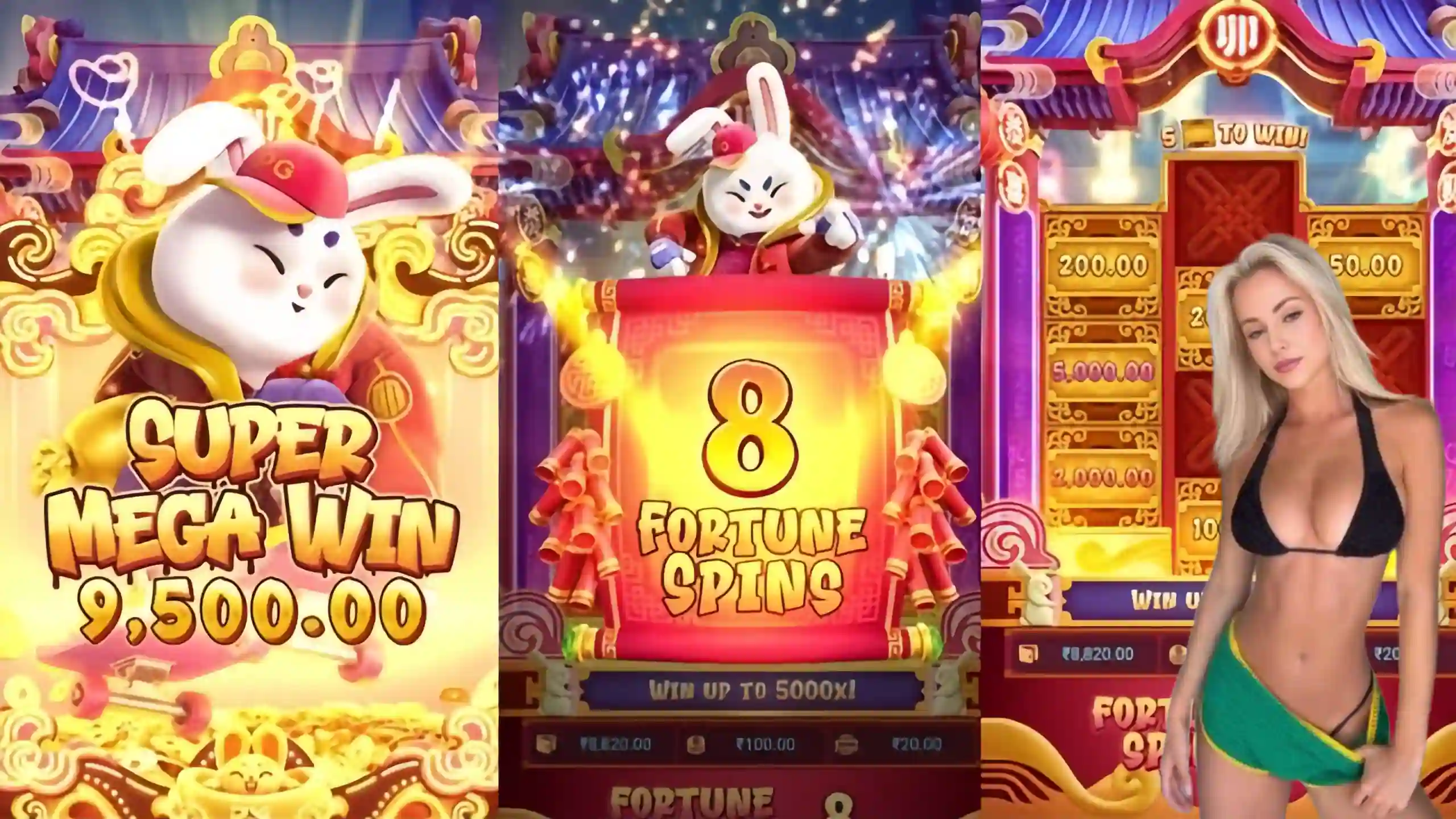 Wild Expansivo Fortune Rabbit 55nn - Coelho Dourado que Expande